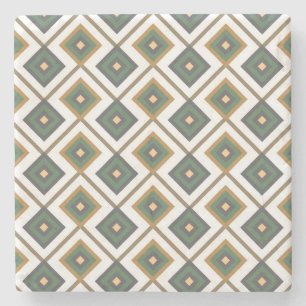 Diamante im Grün Steinuntersetzer