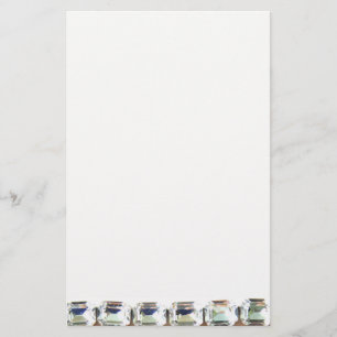 Diamanten, elegante Vintage Edelsteine Briefpapier