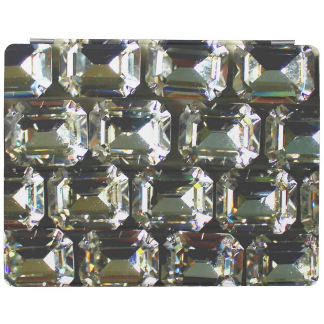 Diamanten, elegante Vintage Edelsteine iPad Hülle (Horizontal)