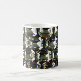 Diamanten, elegante Vintage Edelsteine Kaffeetasse