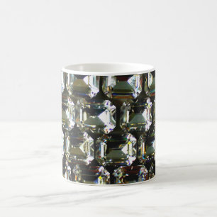 Diamanten, elegante Vintage Edelsteine Kaffeetasse
