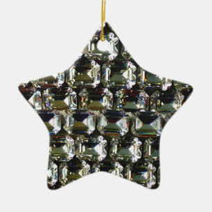 Diamanten, elegante Vintage Edelsteine Keramik Ornament