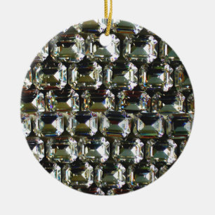 Diamanten, elegante Vintage Edelsteine Keramikornament