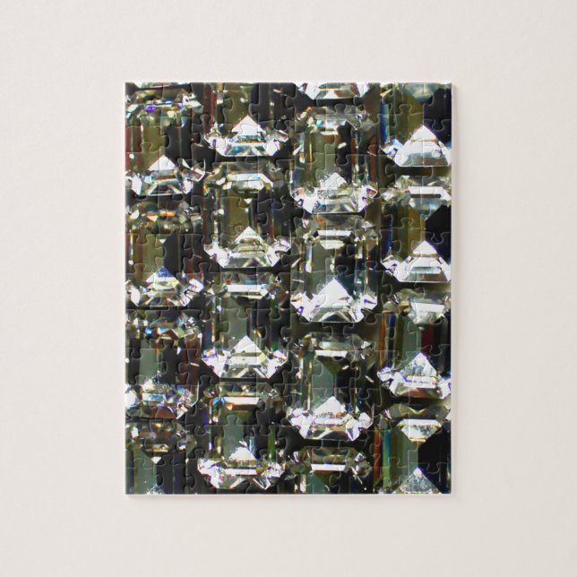 Diamanten, elegante Vintage Edelsteine Puzzle (Vertikal)