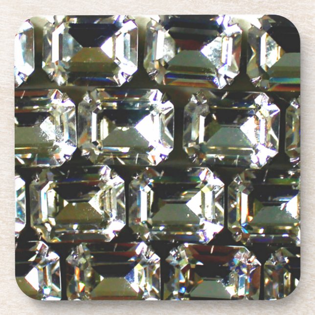 Diamanten, elegante Vintage Edelsteine Untersetzer (Vorderseite)