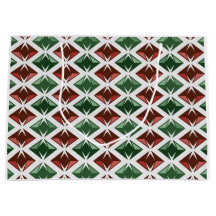Diamanten Graphic Pattern Green red