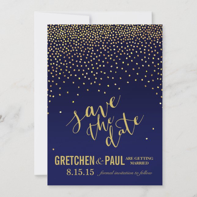 Diamanten in der Sky Wedding Save the Date | dunke (Vorderseite)