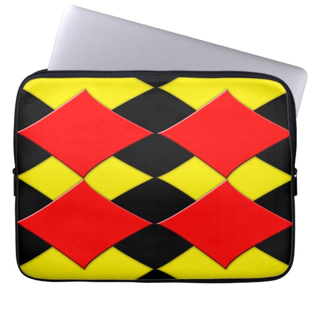 Diamanten Laptopschutzhülle (Vorderseite)