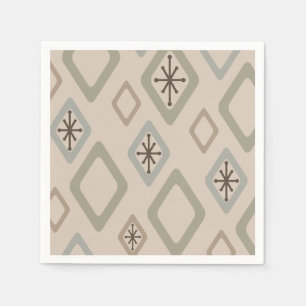 Diamanten mit weichen Neutralen aus der Mitte des Serviette