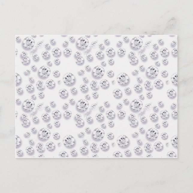Diamanten Postkarte (Vorderseite)