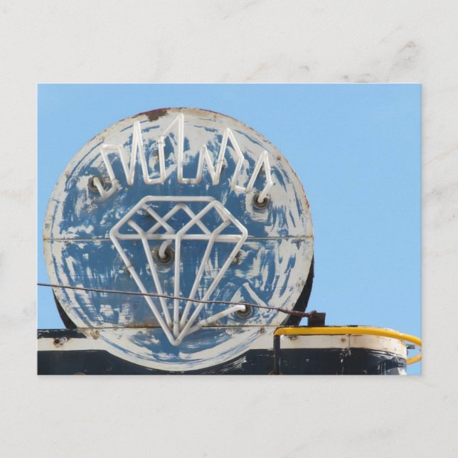 Diamanten Postkarte (Vorderseite)
