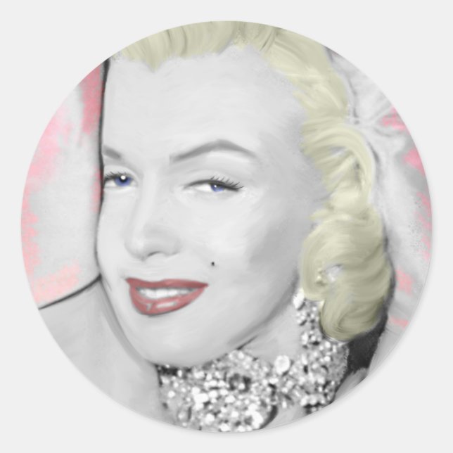 Diamanten Runder Aufkleber (Vorderseite)