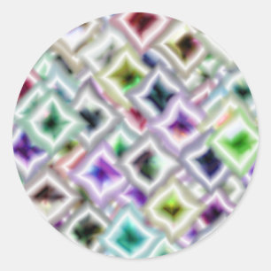 Diamanten Runder Aufkleber