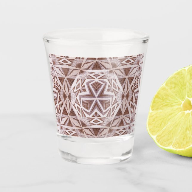Diamanten Schnapsglas (Vorderseite)