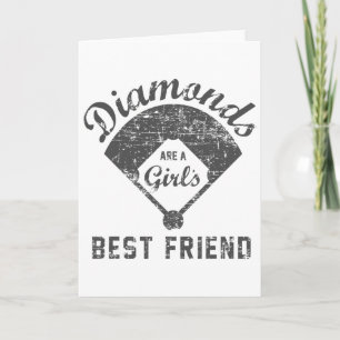 Diamanten sind das beste Freundinnen-Shirt Softll Karte