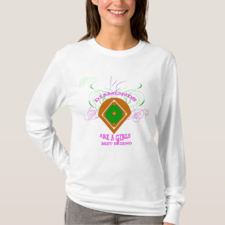 Diamanten sind der beste Freund 2 eines Mädchens T-Shirt