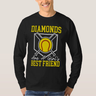 Diamanten sind der beste Freund des Mädchens T-Shirt