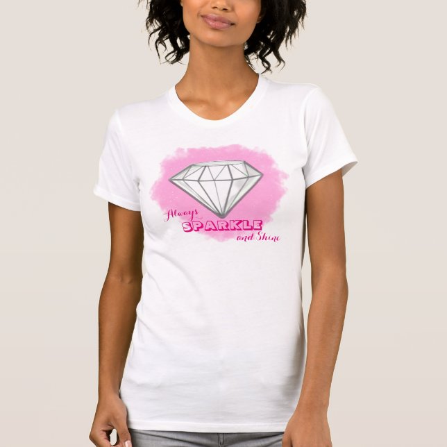 Diamanten sind immer dünn und schwein T-Shirt (Vorderseite)