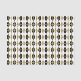 Diamanten und Gold Grid Seidenpapier