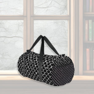 Diamanten und Mermaid-Skalen Duffle Bag