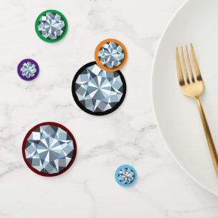 Diamanten und Rhinestones Confetti Konfetti