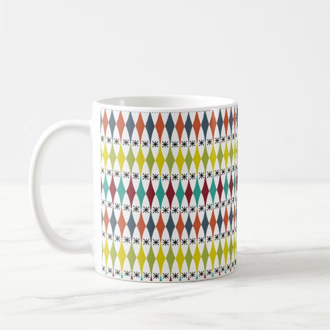 Diamanten und Sternexplosionen Kaffeetasse (Links)