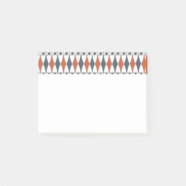 Diamanten und Sternexplosionen Post-it Klebezettel (Vorderseite)