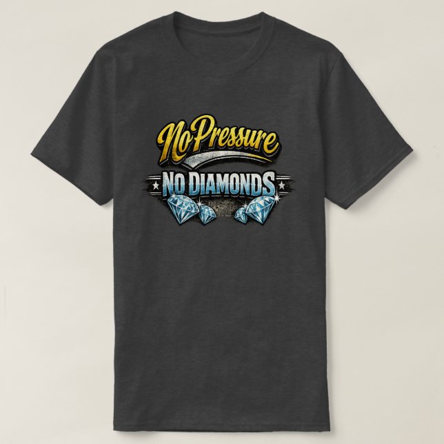 Diamanten v Druck 1b T-Shirt (Design vorne)