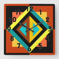 Diamanten-Wall-Uhr