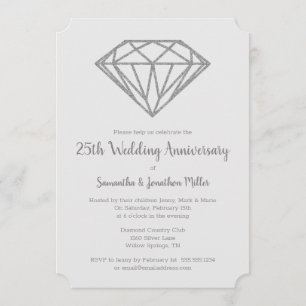 Diamantene 60. Hochzeitstag Einladung