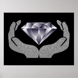 Diamantene Hände Poster