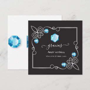 Diamantene Hochzeit Danke Karte