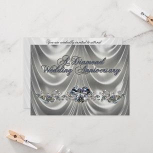Diamantene Hochzeitseinladungskarte Einladung
