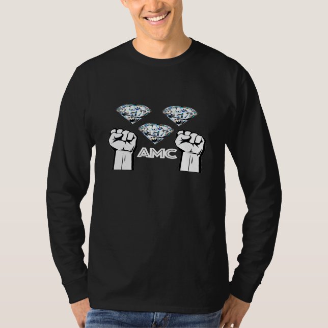 Diamantenhand Amc - Rakete auf den Mond T-Shirt (Vorderseite)