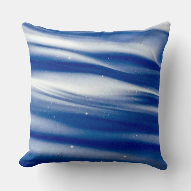 Diamantenwellen Kissen (Vorderseite)