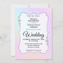 *~* Diamantfarbenfrohe Pastelhochzeit