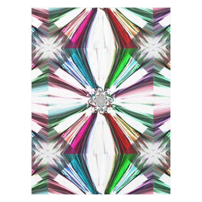 Diamantfarbstrebe Tischdecke (Vorderseite)