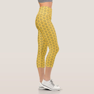 Diamantformen mit Punkten Capri Leggings