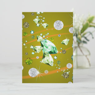 Diamantgalaxie 10 dankeskarte