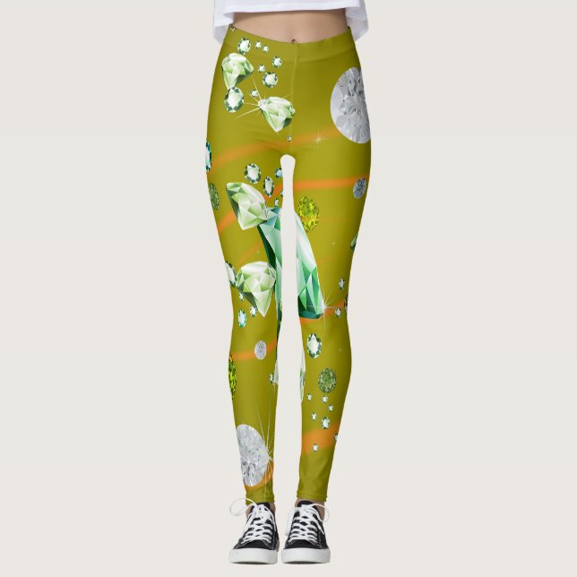 Diamantgalaxie 10 leggings (Vorderseite)