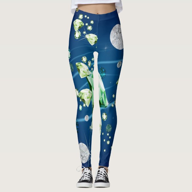 Diamantgalaxie 11 leggings (Vorderseite)