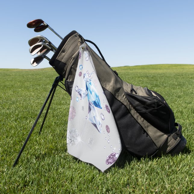 Diamantgalaxie 3 golfhandtuch (Gras)