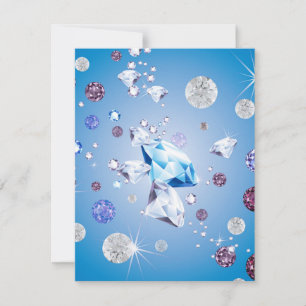 Diamantgalaxie 4 mitteilungskarte