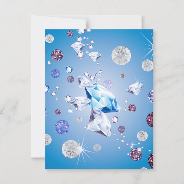 Diamantgalaxie 4 mitteilungskarte (Vorderseite)
