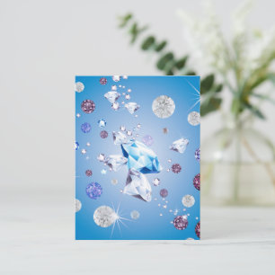 Diamantgalaxie 4 postkarte