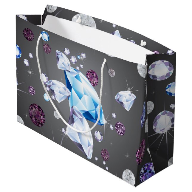 Diamantgalaxie 5 große geschenktüte (Rückseite Schrägansicht)