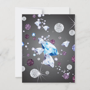 Diamantgalaxie 5 mitteilungskarte