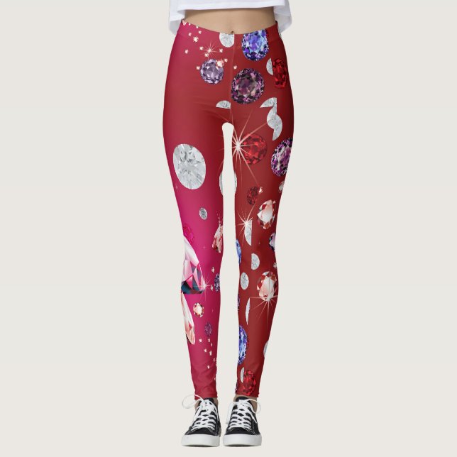 Diamantgalaxie 6 leggings (Vorderseite)