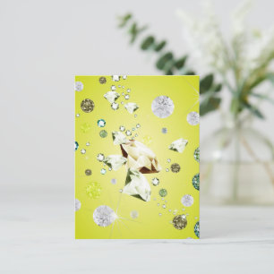 Diamantgalaxie 8 feiertagspostkarte