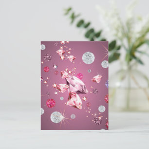 Diamantgalaxie 9 feiertagspostkarte
